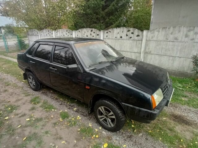 Черный ВАЗ 2109, объемом двигателя 1.5 л и пробегом 159 тыс. км за 1003 $, фото 1 на Automoto.ua