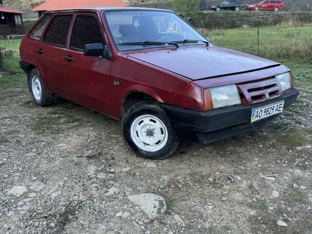 Черный ВАЗ 2109, объемом двигателя 1.3 л и пробегом 35 тыс. км за 450 $, фото 1 на Automoto.ua