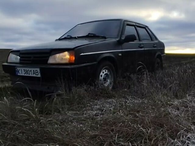 Черный ВАЗ 2109, объемом двигателя 1.5 л и пробегом 100 тыс. км за 344 $, фото 1 на Automoto.ua
