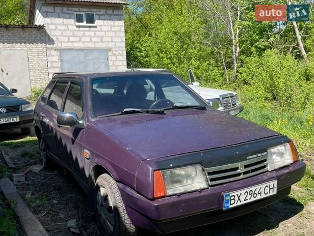 Фиолетовый ВАЗ 2109, объемом двигателя 1.5 л и пробегом 345 тыс. км за 650 $, фото 1 на Automoto.ua