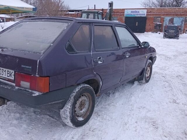 Фиолетовый ВАЗ 2109, объемом двигателя 1.5 л и пробегом 1 тыс. км за 850 $, фото 1 на Automoto.ua