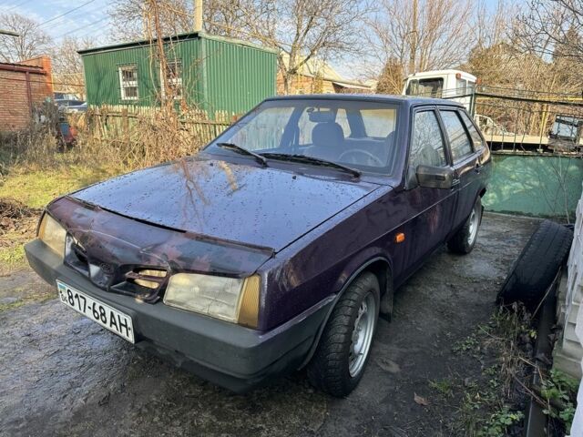 Фиолетовый ВАЗ 2109, объемом двигателя 1.5 л и пробегом 100 тыс. км за 700 $, фото 1 на Automoto.ua