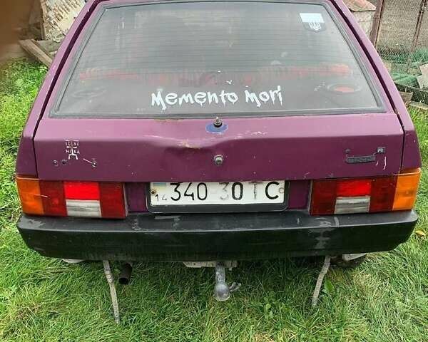 Фіолетовий ВАЗ 2109, об'ємом двигуна 1.5 л та пробігом 350 тис. км за 782 $, фото 1 на Automoto.ua