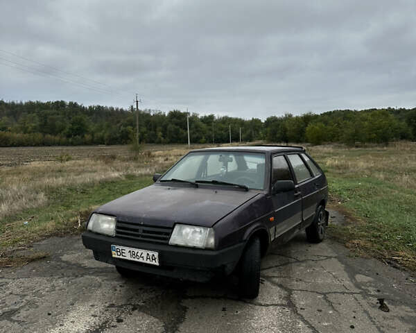 Фіолетовий ВАЗ 2109, об'ємом двигуна 1.3 л та пробігом 3 тис. км за 850 $, фото 1 на Automoto.ua
