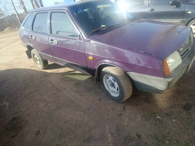 Фиолетовый ВАЗ 2109, объемом двигателя 1.5 л и пробегом 250 тыс. км за 903 $, фото 1 на Automoto.ua