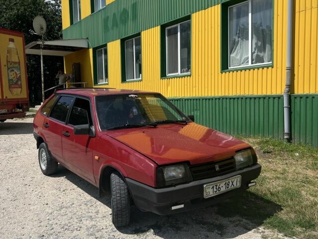Красный ВАЗ 2109, объемом двигателя 1.3 л и пробегом 147 тыс. км за 855 $, фото 1 на Automoto.ua