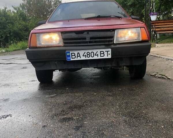 Красный ВАЗ 2109, объемом двигателя 1.5 л и пробегом 160 тыс. км за 474 $, фото 1 на Automoto.ua