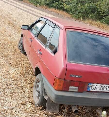 Красный ВАЗ 2109, объемом двигателя 1.3 л и пробегом 48 тыс. км за 2000 $, фото 1 на Automoto.ua