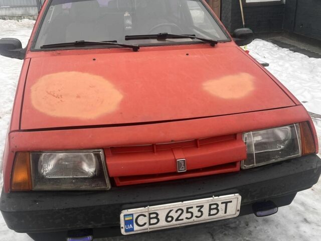 Красный ВАЗ 2109, объемом двигателя 1.3 л и пробегом 333 тыс. км за 750 $, фото 1 на Automoto.ua
