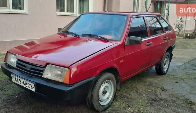 Красный ВАЗ 2109, объемом двигателя 1.3 л и пробегом 77 тыс. км за 1450 $, фото 1 на Automoto.ua