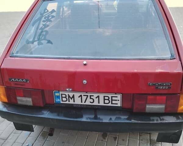 Красный ВАЗ 2109, объемом двигателя 1.3 л и пробегом 300 тыс. км за 1100 $, фото 1 на Automoto.ua