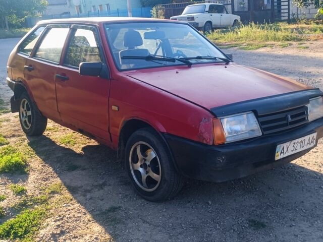 Красный ВАЗ 2109, объемом двигателя 1.5 л и пробегом 62 тыс. км за 600 $, фото 1 на Automoto.ua