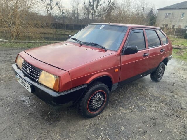 Червоний ВАЗ 2109, об'ємом двигуна 1.3 л та пробігом 350 тис. км за 399 $, фото 1 на Automoto.ua
