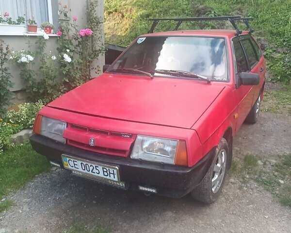 Красный ВАЗ 2109, объемом двигателя 1.3 л и пробегом 230 тыс. км за 1100 $, фото 1 на Automoto.ua