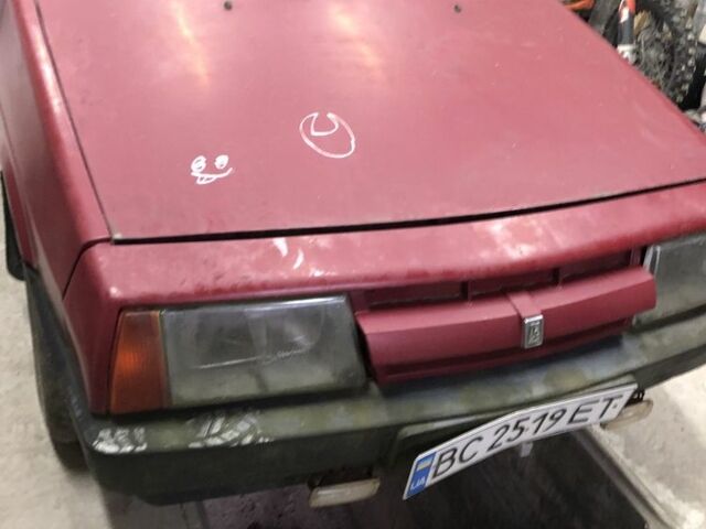 Красный ВАЗ 2109, объемом двигателя 1.3 л и пробегом 250 тыс. км за 350 $, фото 1 на Automoto.ua