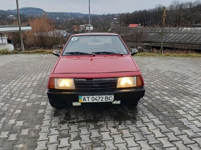 Красный ВАЗ 2109, объемом двигателя 1.3 л и пробегом 50 тыс. км за 592 $, фото 1 на Automoto.ua