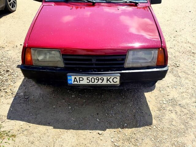 Красный ВАЗ 2109, объемом двигателя 1.3 л и пробегом 200 тыс. км за 950 $, фото 1 на Automoto.ua