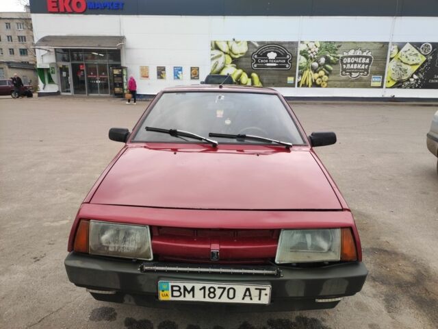 Красный ВАЗ 2109, объемом двигателя 1.5 л и пробегом 300 тыс. км за 1300 $, фото 1 на Automoto.ua