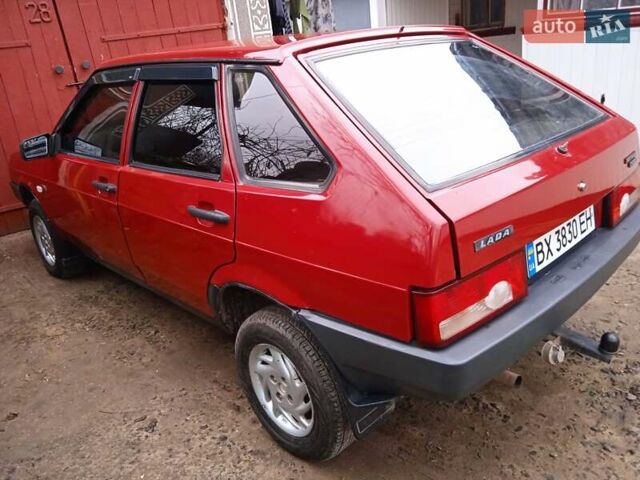 Красный ВАЗ 2109, объемом двигателя 1.3 л и пробегом 150 тыс. км за 999 $, фото 1 на Automoto.ua