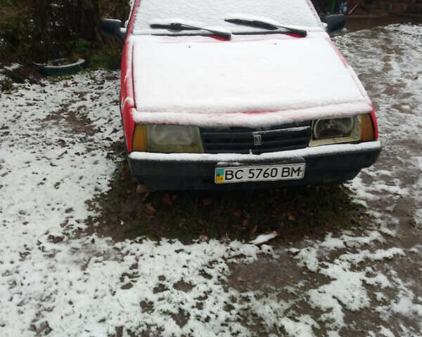Красный ВАЗ 2109, объемом двигателя 1.3 л и пробегом 111 тыс. км за 350 $, фото 1 на Automoto.ua