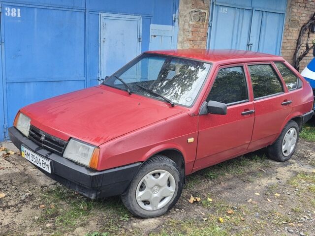 Красный ВАЗ 2109, объемом двигателя 1.3 л и пробегом 177 тыс. км за 702 $, фото 1 на Automoto.ua
