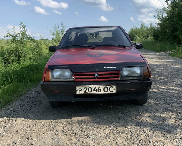 Красный ВАЗ 2109, объемом двигателя 1.3 л и пробегом 66 тыс. км за 800 $, фото 1 на Automoto.ua