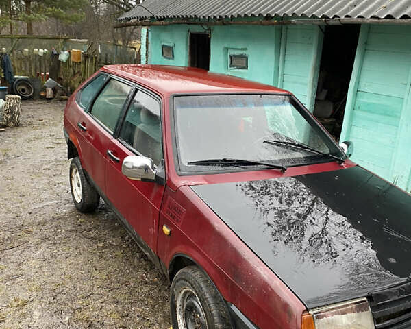 Красный ВАЗ 2109, объемом двигателя 1.5 л и пробегом 264 тыс. км за 557 $, фото 1 на Automoto.ua