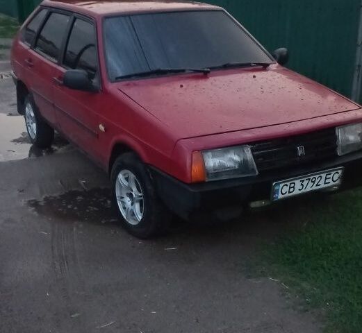 Красный ВАЗ 2109, объемом двигателя 1.5 л и пробегом 999 тыс. км за 703 $, фото 1 на Automoto.ua