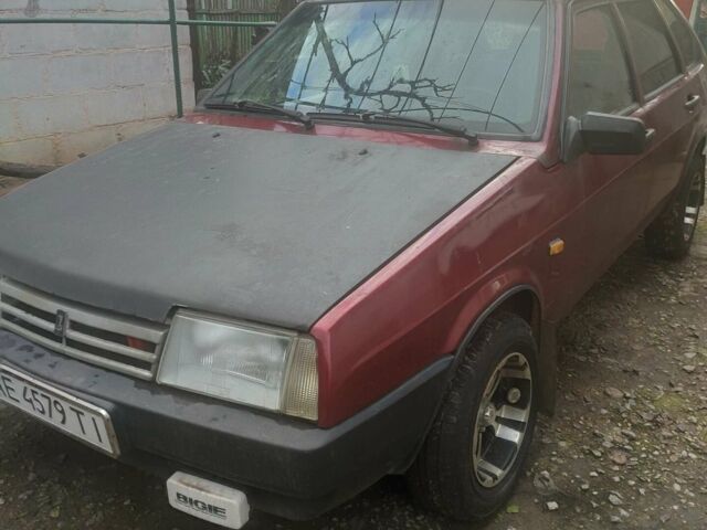 Красный ВАЗ 2109, объемом двигателя 1.3 л и пробегом 92 тыс. км за 1800 $, фото 1 на Automoto.ua