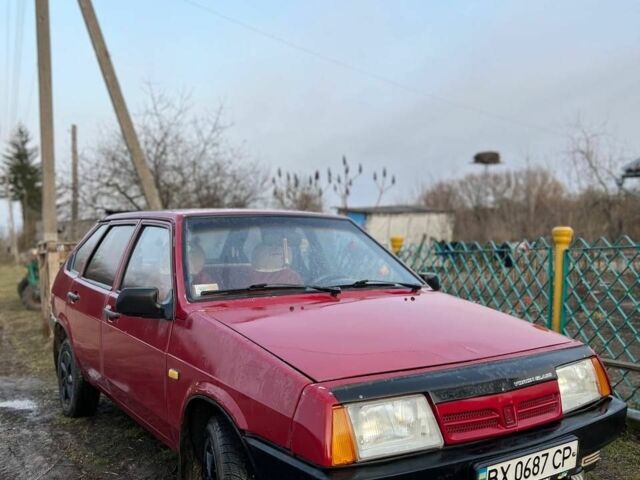 Красный ВАЗ 2109, объемом двигателя 1.3 л и пробегом 300 тыс. км за 850 $, фото 1 на Automoto.ua