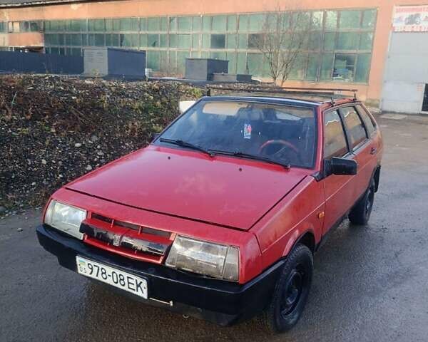 Красный ВАЗ 2109, объемом двигателя 1.3 л и пробегом 70 тыс. км за 450 $, фото 1 на Automoto.ua