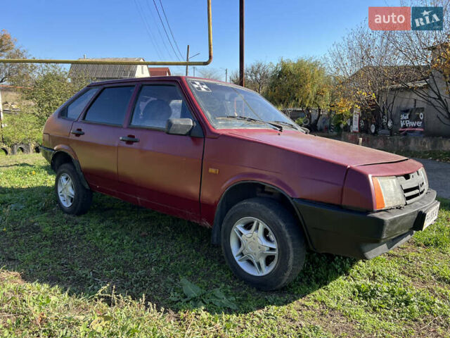 Красный ВАЗ 2109, объемом двигателя 1.3 л и пробегом 150 тыс. км за 799 $, фото 1 на Automoto.ua