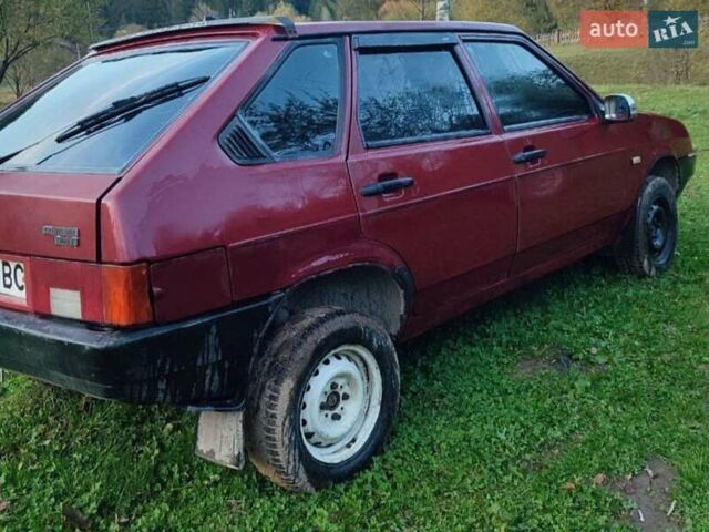 Червоний ВАЗ 2109, об'ємом двигуна 1.3 л та пробігом 267 тис. км за 600 $, фото 1 на Automoto.ua