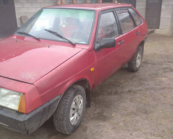 Красный ВАЗ 2109, объемом двигателя 1.5 л и пробегом 72 тыс. км за 750 $, фото 1 на Automoto.ua
