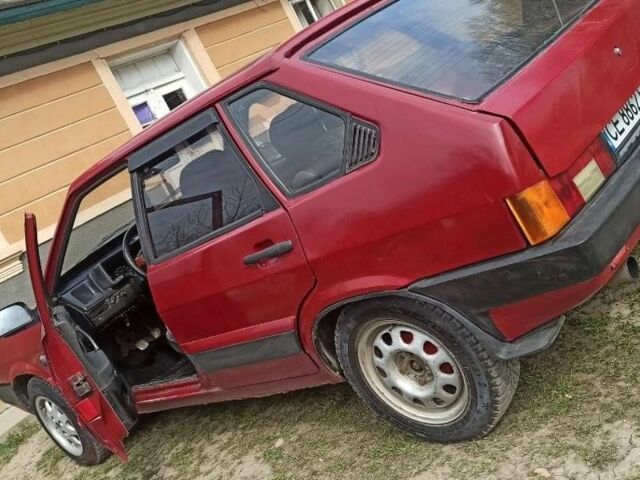 Червоний ВАЗ 2109, об'ємом двигуна 1.3 л та пробігом 80 тис. км за 900 $, фото 1 на Automoto.ua