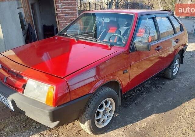 Красный ВАЗ 2109, объемом двигателя 1.3 л и пробегом 130 тыс. км за 1020 $, фото 1 на Automoto.ua