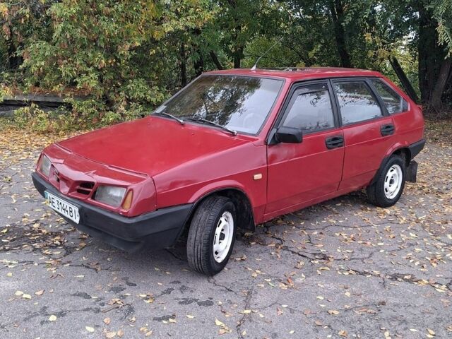 Красный ВАЗ 2109, объемом двигателя 1.5 л и пробегом 120 тыс. км за 600 $, фото 1 на Automoto.ua