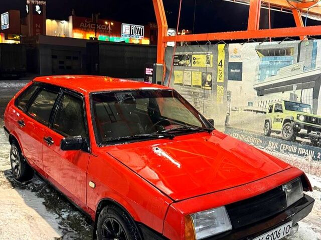 Красный ВАЗ 2109, объемом двигателя 1.5 л и пробегом 199 тыс. км за 750 $, фото 1 на Automoto.ua