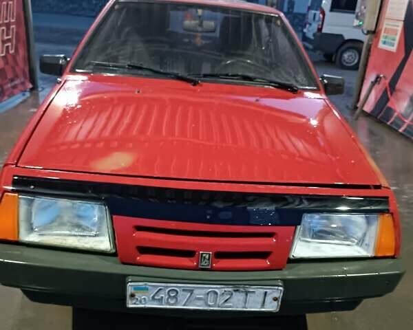 Красный ВАЗ 2109, объемом двигателя 1.3 л и пробегом 243 тыс. км за 750 $, фото 1 на Automoto.ua