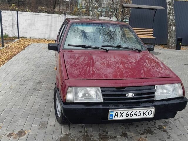 Красный ВАЗ 2109, объемом двигателя 1.6 л и пробегом 27 тыс. км за 1300 $, фото 1 на Automoto.ua