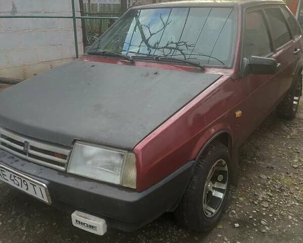 Красный ВАЗ 2109, объемом двигателя 1.3 л и пробегом 92 тыс. км за 1800 $, фото 1 на Automoto.ua