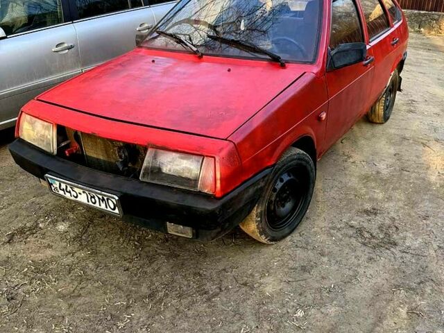 Красный ВАЗ 2109, объемом двигателя 1.5 л и пробегом 0 тыс. км за 600 $, фото 1 на Automoto.ua