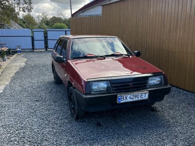 Красный ВАЗ 2109, объемом двигателя 1.3 л и пробегом 96 тыс. км за 1200 $, фото 1 на Automoto.ua