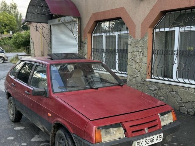 Красный ВАЗ 2109, объемом двигателя 1.5 л и пробегом 25 тыс. км за 250 $, фото 1 на Automoto.ua