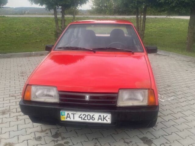 Красный ВАЗ 2109, объемом двигателя 1.5 л и пробегом 65 тыс. км за 552 $, фото 1 на Automoto.ua