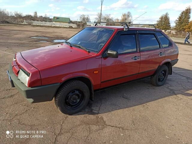 Красный ВАЗ 2109, объемом двигателя 1.3 л и пробегом 80 тыс. км за 1850 $, фото 1 на Automoto.ua