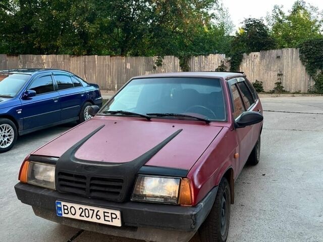 Красный ВАЗ 2109, объемом двигателя 1.5 л и пробегом 75 тыс. км за 850 $, фото 1 на Automoto.ua