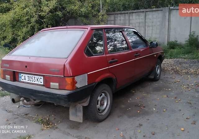 Червоний ВАЗ 2109, об'ємом двигуна 1.29 л та пробігом 69 тис. км за 600 $, фото 1 на Automoto.ua