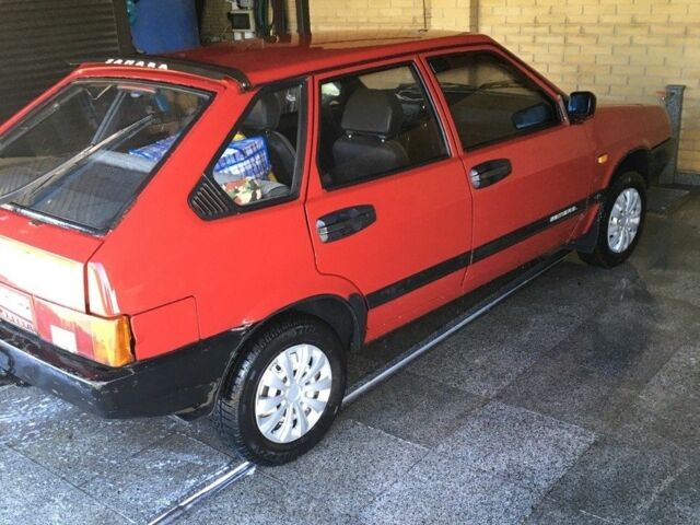 Червоний ВАЗ 2109, об'ємом двигуна 1.5 л та пробігом 80 тис. км за 1000 $, фото 1 на Automoto.ua