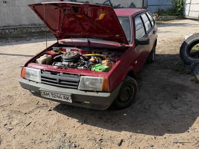 Червоний ВАЗ 2109, об'ємом двигуна 0 л та пробігом 123 тис. км за 320 $, фото 1 на Automoto.ua